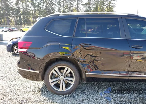 2019 Volkswagen Atlas 3.6L V6 Sel R-Line from USA, damaged, VIN 1V2RR2CA5KC565146